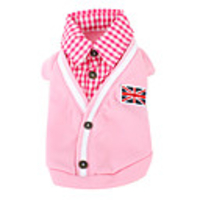 Sweater Vest Shirt for Dogs (XS-XL,  Pink)