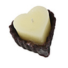 Sweet Chocolat Heart Shape Candle Brown For Your Love (Color Randomly Sent)