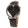 Sweet Heart Girl Women Watch Brown Watchband Brown Dial Plate 9729-1