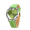 Sweet Heart Girl Women Watch Green Watchband Green Dial Plate 9729-1