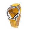 Sweet Heart Girl Women Watch Yellow Watchband Yellow Dial Plate 9729-1