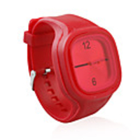 Sweet Silicon Jelly Watch,  Red