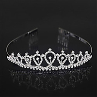 Sweet Style Wedding Alloy Crown Tiaras / Headwear with Floral 1pc Wedding / Special Occasion / Party Evening Headpiece Christmas miniinthebox