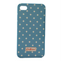 Sweetly-spotted Protective Plastic Case for iphone4 (Blue)