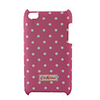 Sweetly-spotted Protective Plastic Case for iTouch4 (Pink)