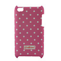 Sweetly-spotted Protective Plastic Case for iTouch4 (Pink)