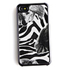 Swift Horse Pattern Leather Back Case Cover for iPhone 4