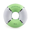 Swim Ring USB/TF Mini Speaker with FM Radio and Flashing Light (green white)