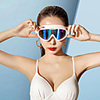 Swimming Goggles Windproof Anti-Fog Swimming For Adults
