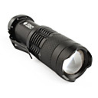 SY SS-8022 CREE Q5 LED 1-mode Focus Flashlight 1XAA/14500(not included) Black