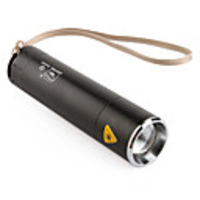 SY SS-8023 CREE Q3 LED Focus Flashlight 1-mode 1XAA/14500(not included) Black