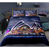Sydney Opera House 3-Piece Duvet Cover Set Hotel Bedding Sets Comforter Cover with Soft Lightweight Microfiber,  Include 1 Duvet Cover,  2 Pillowcases for Double/Queen/King(1 Pillowcase for Twin/Single) miniinthebox