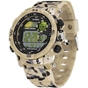SYNOKE Digital Watch Digital Sporty Stylish Outdoor Water Resistant / Waterproof Digital Red Blue Khaki / Silicone / Calendar / date / day / LCD / Noctilucent / Large Dial