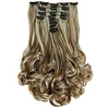 Synthetic Clip Ins Luxury For Braiding 50cm 8pcs/set 20 Heat Resistant Hairpieces Wavy Synthetic Clip On Hair Extensions miniinthebox