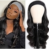 Synthetic Headband Wig For Black Women Long Body Wave Headband Wigs Glueless Wig Non Lace Frontal No Colored Headband miniinthebox