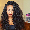 Synthetic Lace Front Wig Curly Curly Layered Haircut Lace Front Wig Long Light Brown Medium Brown Jet Black Dark Brown Black Synthetic Hair 20-26 inch Women