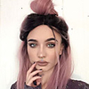 Synthetic Lace Front Wig Straight Straight Bob Lace Front Wig Short Pink Synthetic Hair Women