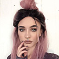 Synthetic Lace Front Wig Straight Straight Bob Lace Front Wig Short Pink Synthetic Hair Women