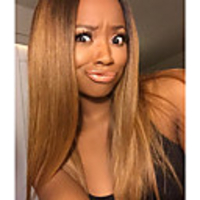 Synthetic Lace Front Wig Straight Straight Lace Front Wig Long Brown Synthetic Hair Natural Hairline Brown