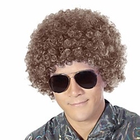 Synthetic Wig Afro Curly Asymmetrical Wig Short Brown Pink Blue Green A1 Synthetic Hair Men
