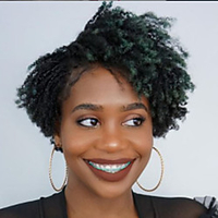Synthetic Wig Afro Curly Short Bob Middle Part Wig Short Natural Black 1B Synthetic Hair Women
