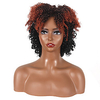 Synthetic Wig Afro Curly Short Bob Wig Short Black / Brown Synthetic Hair Women