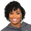 Synthetic Wig Afro Curly Side Part Wig Short Natural Black Synthetic Hair Women