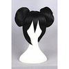 Synthetic Wig Cosplay Wig Straight Straight With Ponytail Wig Short Natural Black Synthetic Hair Women