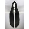 Synthetic Wig Cosplay Wig Straight Straight With Ponytail Wig Very Long Natural Black Synthetic Hair Women