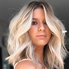Synthetic Wig Curly Asymmetrical Wig Blonde Short Light Blonde Synthetic Hair 13 inch Women
