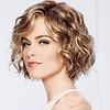 Synthetic Wig Curly Asymmetrical Wig Blonde Short Strawberry Blonde / Light Blonde Synthetic Hair 8 inch Women