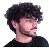 Synthetic Wig Curly Asymmetrical Wig Short Brown / Burgundy Black / White Synthetic Hair Men