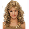 Synthetic Wig Curly Curly Wig Blonde Medium Length Synthetic Hair Women