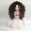 Synthetic Wig Curly Curly Wig Medium Length Medium Brown Synthetic Hair Women