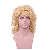 Synthetic Wig Curly Layered Haircut Wig Medium Length Light Blonde Brown Blonde Ombre Blonde Synthetic Hair Men