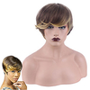 Synthetic Wig Curly Side Part Wig Short A1 Synthetic Hair Men