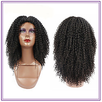 Synthetic Wig Kinky Curly Kinky Curly Wig Medium Length Synthetic Hair Women