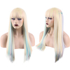 Synthetic Wig Natural Straight Neat Bang Wig Medium Length A1 Synthetic Hair Women