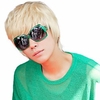 Synthetic Wig Natural Straight Side Part Wig Short Light Blonde Synthetic Hair Men