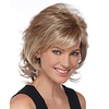Synthetic Wig Straight Curly Asymmetrical Wig Short Light Blonde Blonde Synthetic Hair Women
