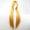 Synthetic Wig Straight kinky Straight kinky straight Straight Wig Blonde Yellow Synthetic Hair Women