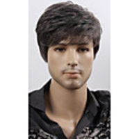 Synthetic Wig Straight Straight Layered Haircut Wig Short Synthetic Hair Men