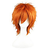 Synthetic Wig Straight Straight Wig Blonde 13cm(Approx5inch) Orange Synthetic Hair Blonde