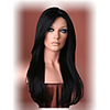 Synthetic Wig Straight Straight Wig Long Natural Black Synthetic Hair Women