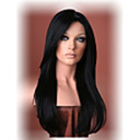 Synthetic Wig Straight Straight Wig Long Natural Black Synthetic Hair Women