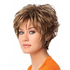 Synthetic Wig Wavy Wavy Pixie Cut With Bangs Wig Blonde Short Blonde Synthetic Hair Women