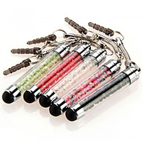 SZKINSTON 5 Mini Stylus Crystal Touch Screen Pen Anti-dust Plug Capacitance Pen for iPhone/iPod/iPad/Samsung and other miniinthebox