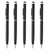 SZKINSTONreg; 5PCS Universal 2in1 Special Metal Touch Screen Pen Stylus with Ball Pen Capacitive Pen for iPhone/iPad/Samsung/Moto/Nokia/HUAWEI/Xiaomi/OnePlus/VIVO/OPPO/Sony/LG/Lenovo and other