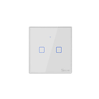 T0UK2C-TX Mobile Phone Remote Control 2 Open Wifi Smart Wall Switch