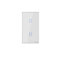 T0US2C-tx Us Standard 2 Open Wifi Smart Wall Switch 120 Panel Remote Voice Control